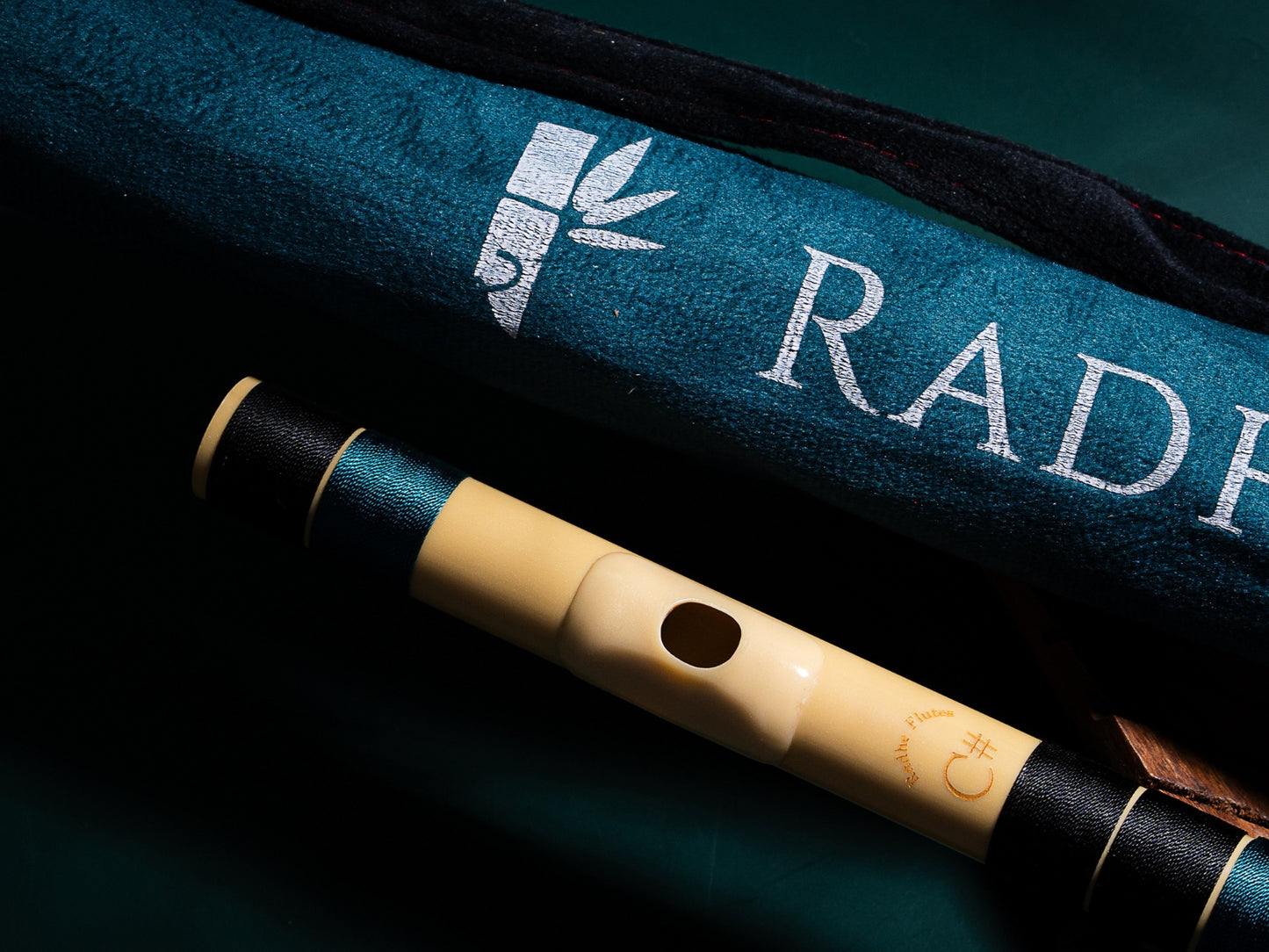 RF PVC Fiber C# Natural Bansuri Middle Octave 18"inches | Colors