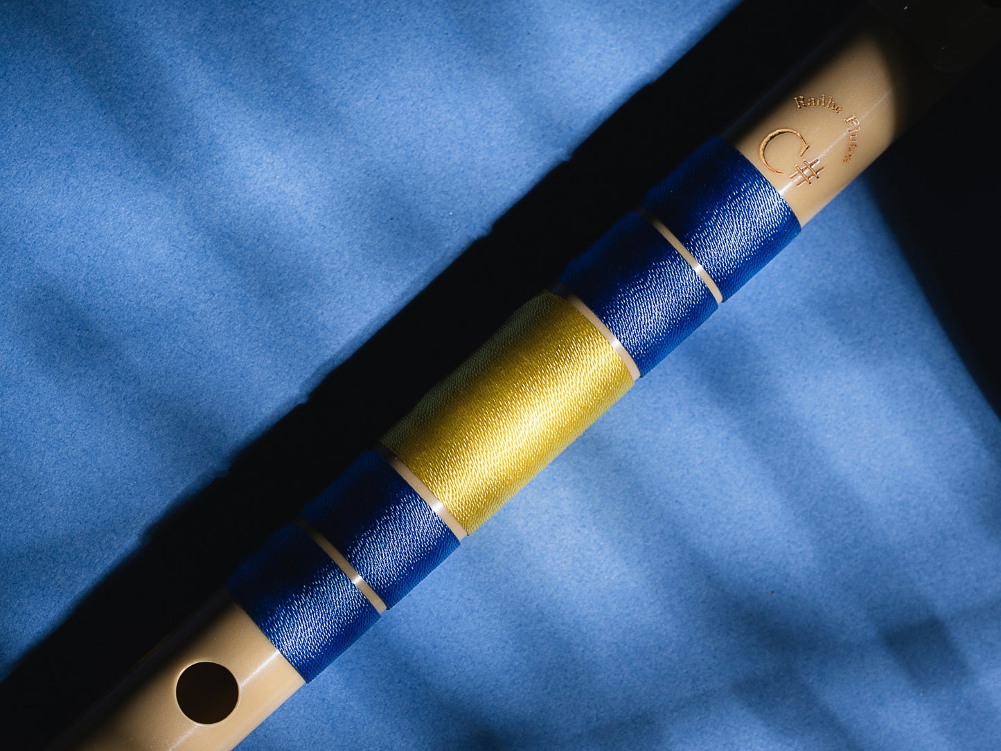 RF PVC Fiber C# Natural Bansuri Middle Octave 18"inches | Colors