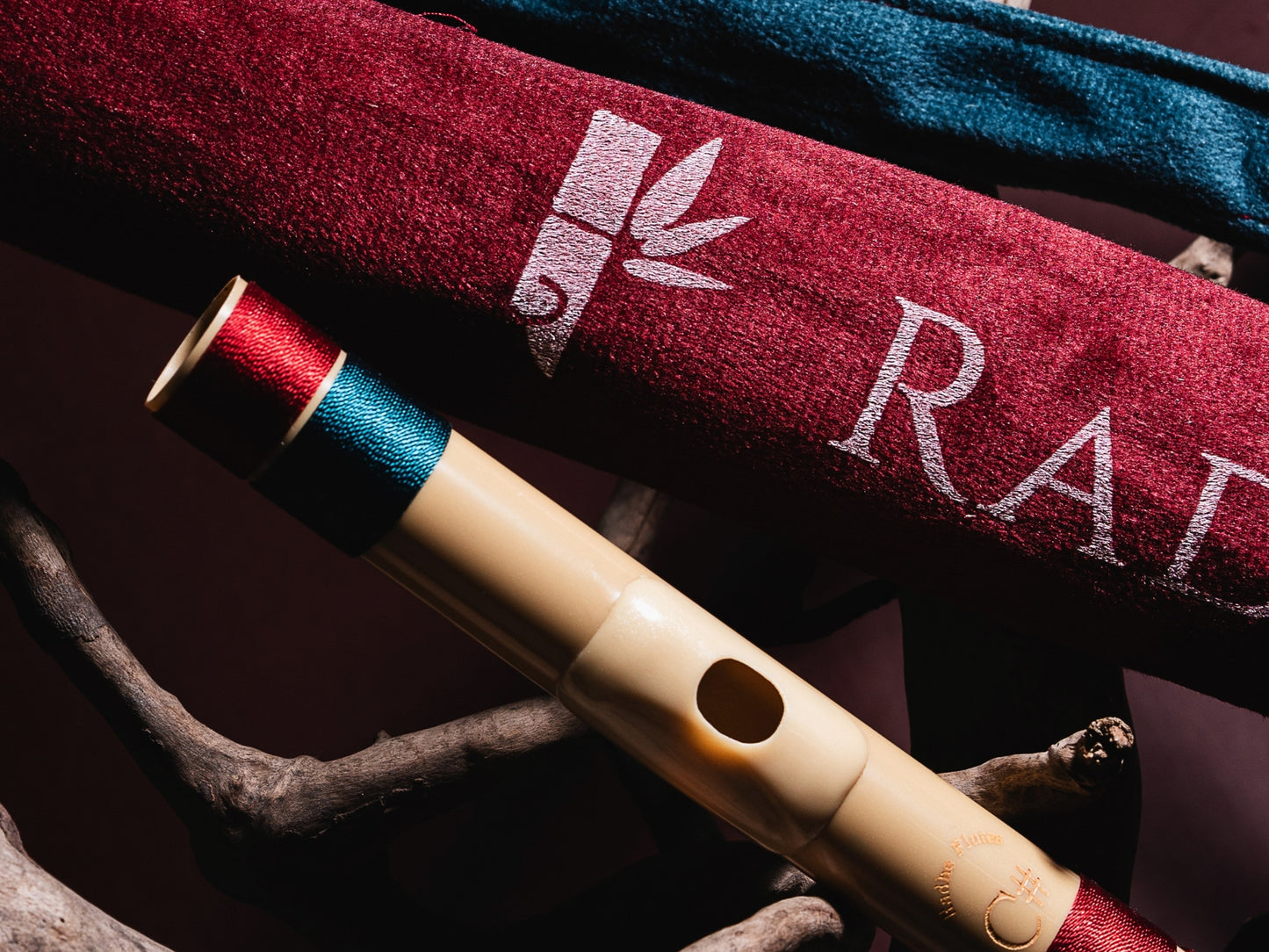 RF PVC Fiber C# Natural Bansuri Middle Octave 18"inches | Colors