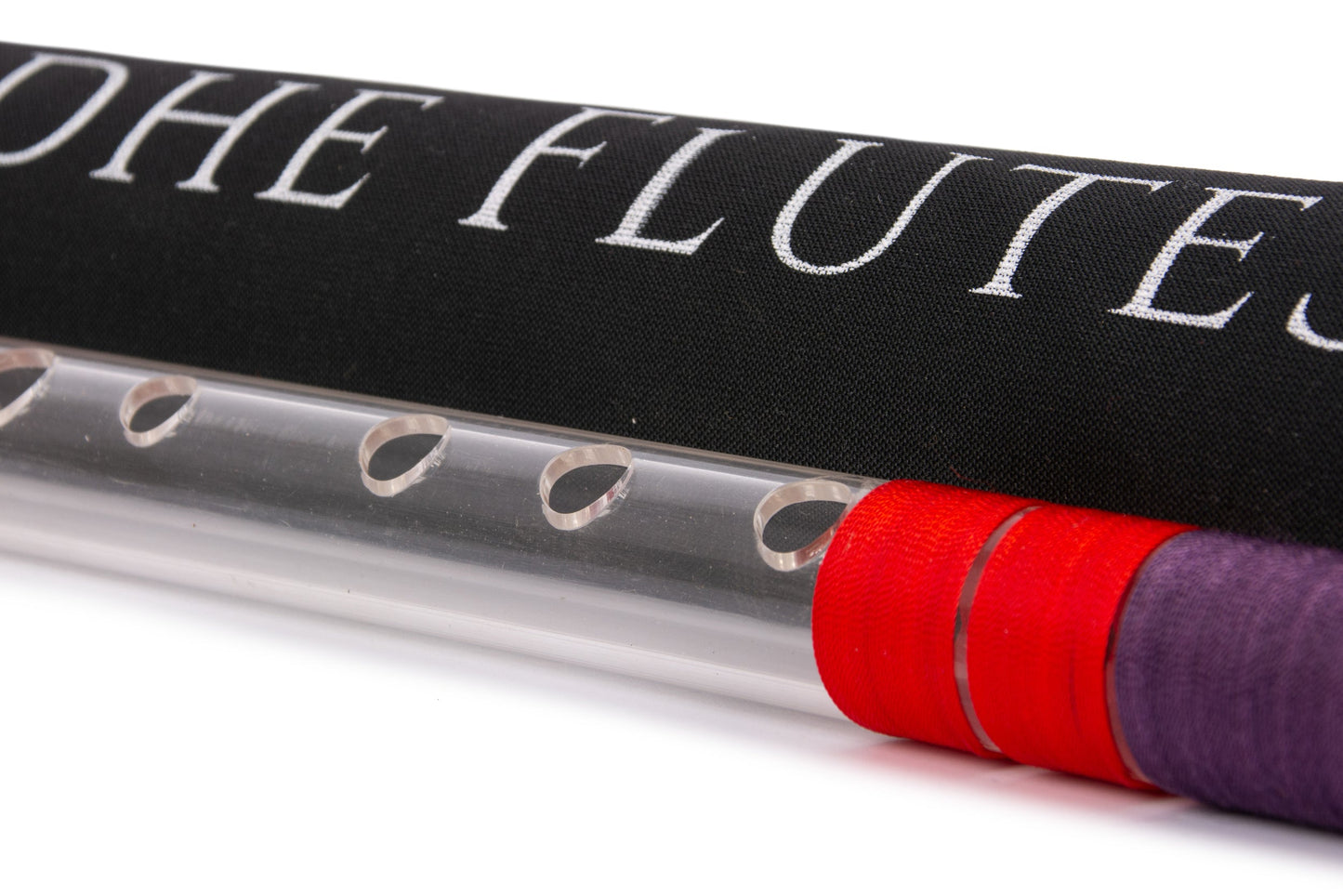 RF Acrylic Fiber C Natural Bansuri Middle Octave with Hard Cover 20"inches