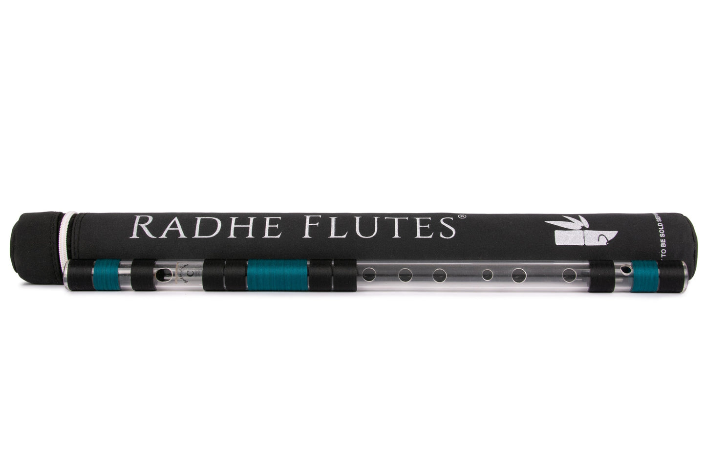 RF Acrylic Fiber C Natural Bansuri Middle Octave with Hard Cover 20"inches
