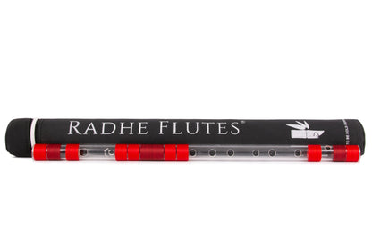 RF Acrylic Fiber C Natural Bansuri Middle Octave with Hard Cover 20"inches