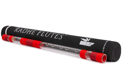 RF Acrylic Fiber C Natural Bansuri Middle Octave with Hard Cover 20"inches