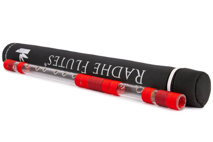 RF Acrylic Fiber C Natural Bansuri Middle Octave with Hard Cover 20"inches