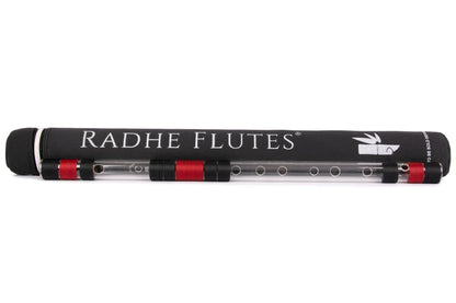 RF Acrylic Fiber C Natural Bansuri Middle Octave with Hard Cover 20"inches