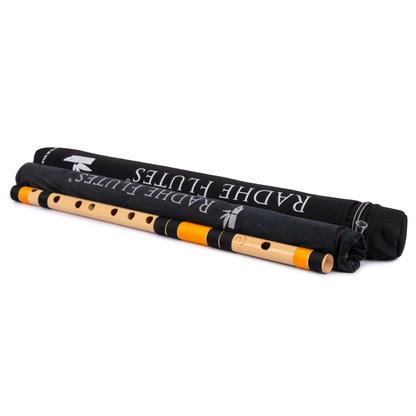 RF Bamboo C Natural Middle Bansuri 19" with Cover