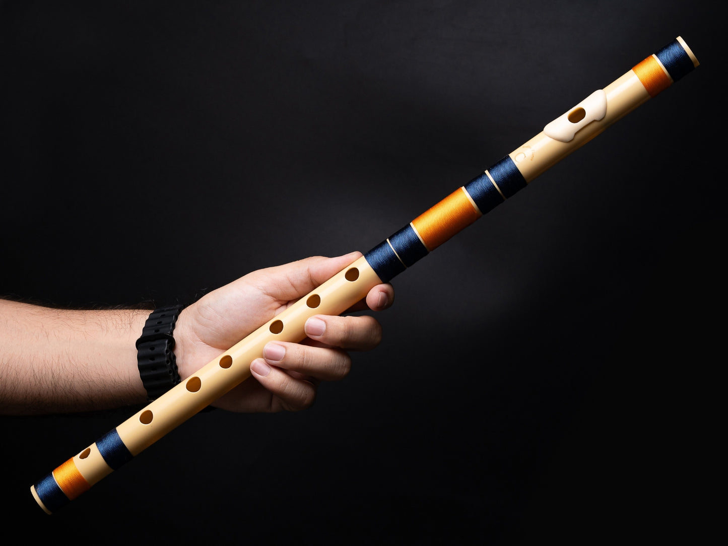 राधे बांसुरी पीवीसी फाइबर सी प्राकृतिक बांसुरी मध्य सप्तक 20.5"इंच | रंग