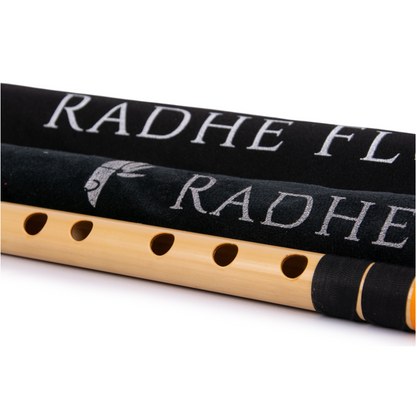 RF Bamboo C Natural Middle Bansuri 19" with Cover