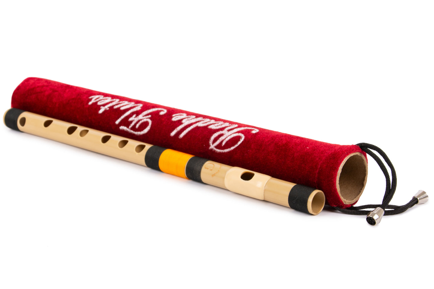 Seventh hole design on RF PVC Fiber G Natural Bansuri flute