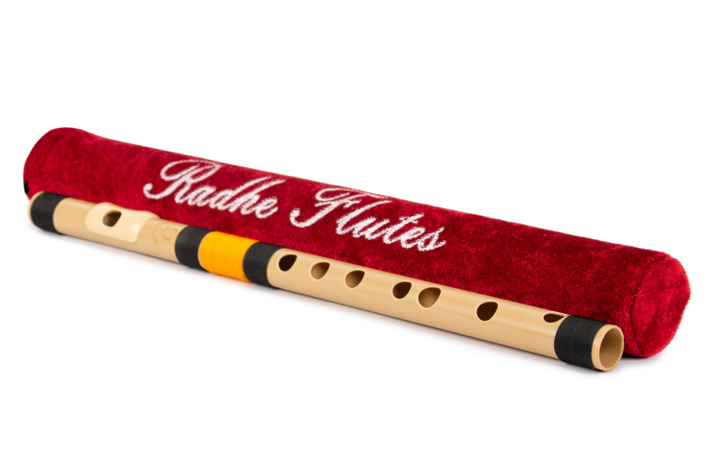 Lightweight RF PVC Fiber G Natural Bansuri suitable for beginners