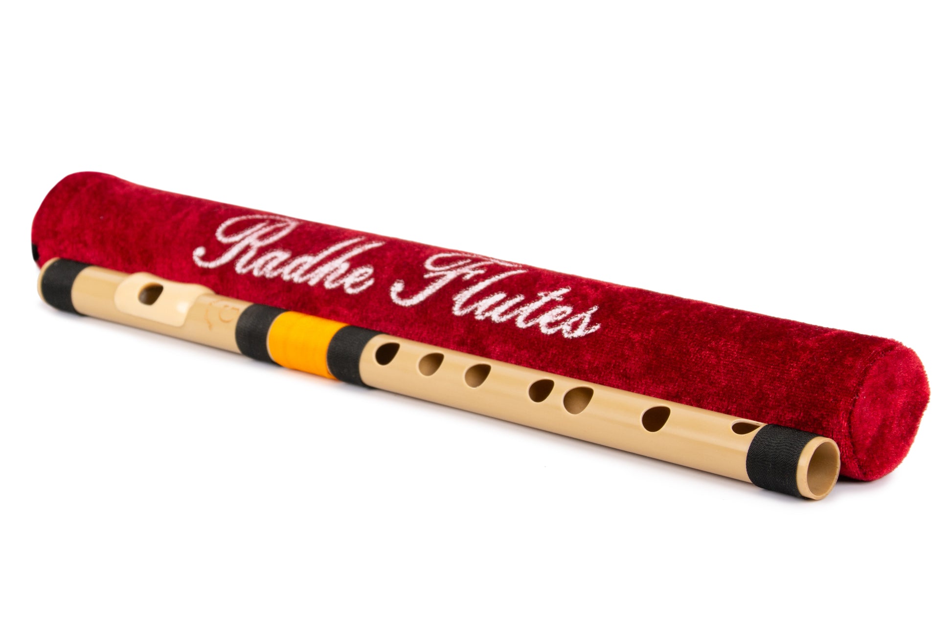 Lightweight RF PVC Fiber G Natural Bansuri suitable for beginners