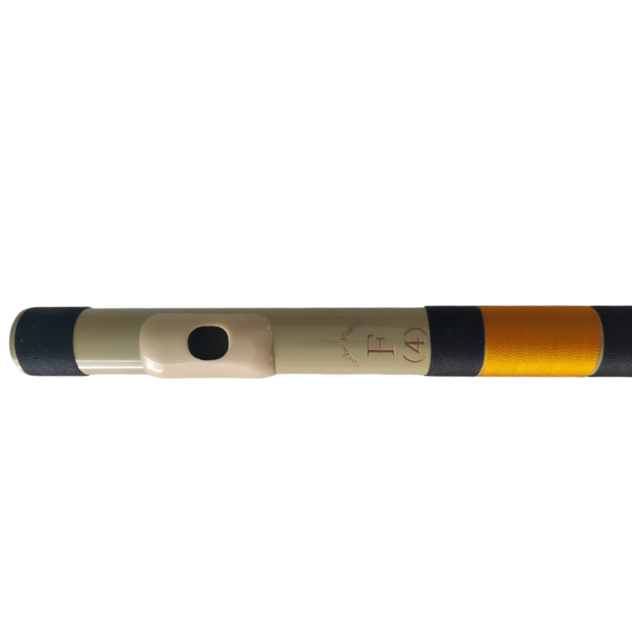 RF PVC Fiber F Natural Carnatic Bansuri Middle Octave/ 4 (17"inches)