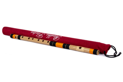 Bamboo color RF PVC Fiber C Sharp bansuri flute