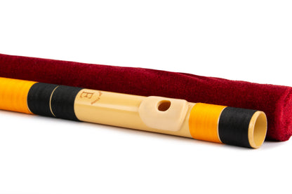 Radhe Flutes PVC fiber E Natural bansuri with balanced tone
