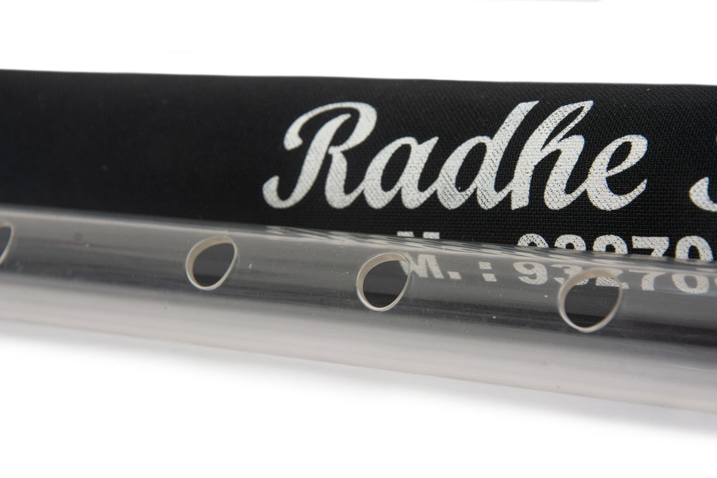 RF Acrylic Fiber D Sharp Bansuri Base Octave with Hard Cover 31"inches
