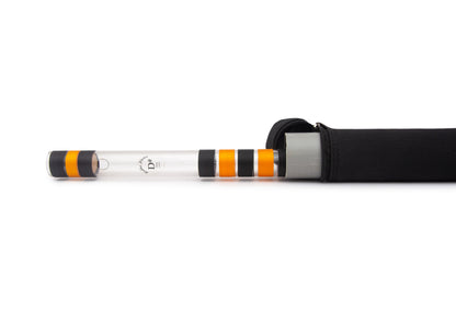 RF Acrylic Fiber D Sharp Bansuri Base Octave with Hard Cover 31"inches