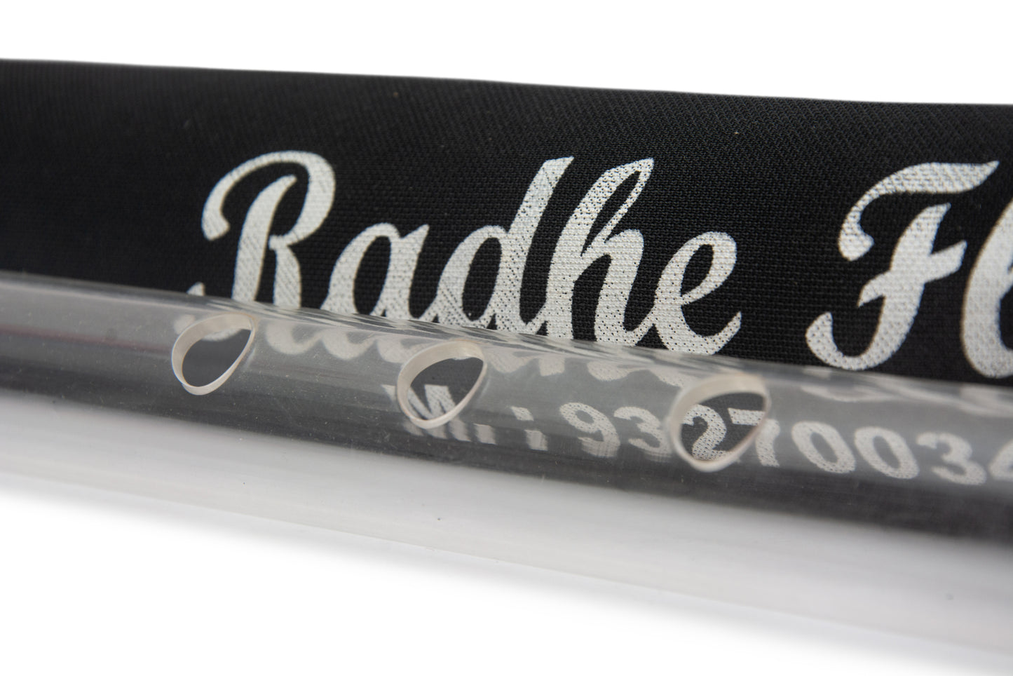 Radhe Flutes Acrylic Fiber F Natural Bansuri Base Octave with Hard Cover 28"inches