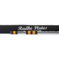 Radhe Flutes Acrylic Fiber E Natural Bansuri Middle Octave with Hard Cover 16"inches