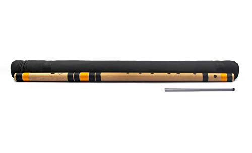 RF Bamboo G Sharp Bansuri Base Octave with Hard Cover 24"inches