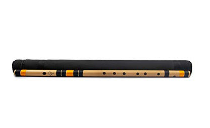 RF Bamboo G Sharp Bansuri Base Octave with Hard Cover 24"inches