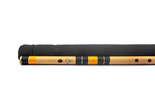 RF Bamboo G Sharp Bansuri Base Octave with Hard Cover 24"inches