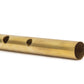 Radhe Flutes Brass C Natural Soprano Vertical Blow 13.5"inches