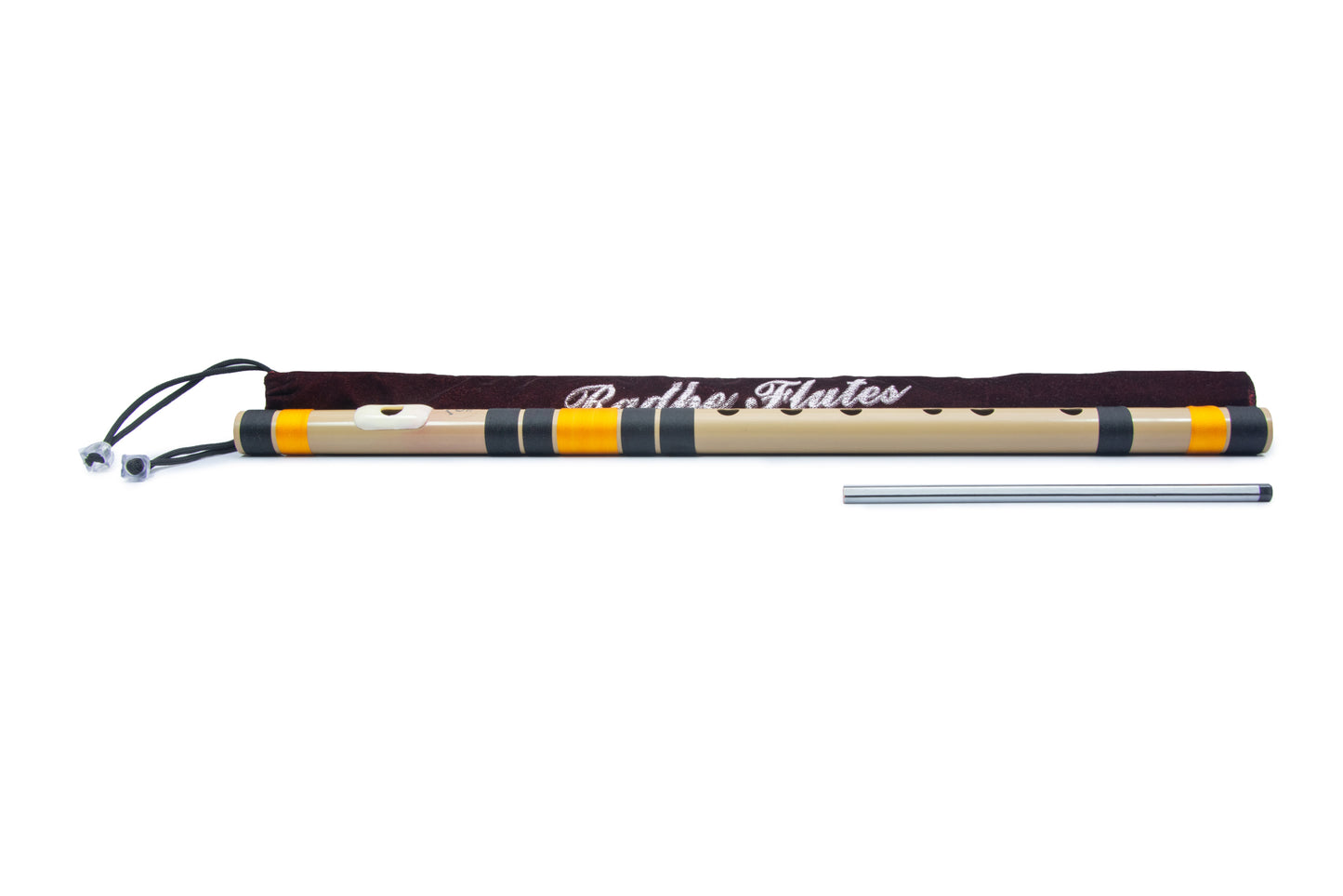 Radhe Flutes PVC Fiber C Natural Bansuri Middle Octave 20.5"inches