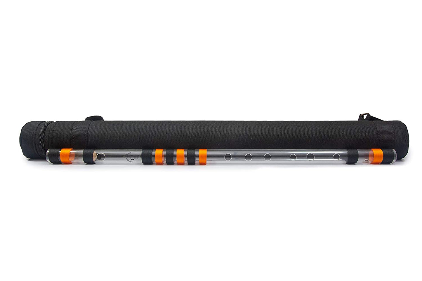 Radhe Flutes Acrylic Fiber C Sharp Bansuri Middle Octave with Hard Cover 18"inches