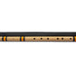 Radhe Flutes Bamboo E Natural Bansuri Base Octave with Hard Cover 30"inches
