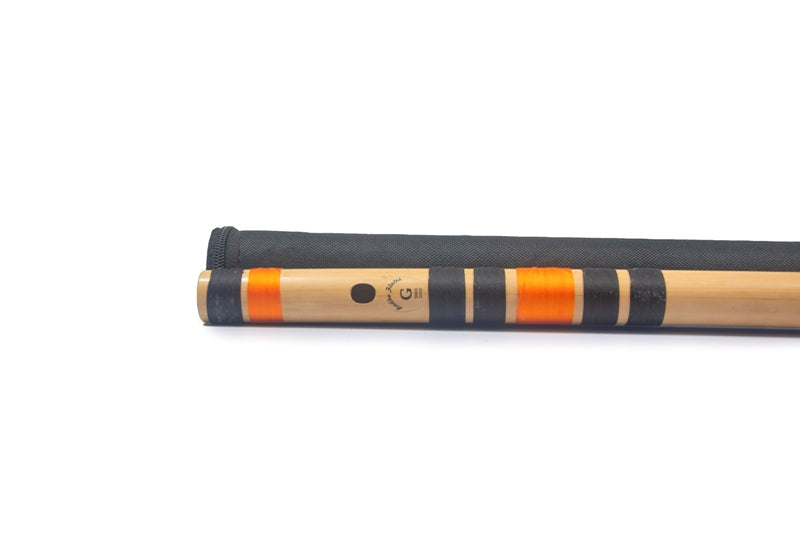 G Natural bamboo bansuri base octave by Radhe Flutes