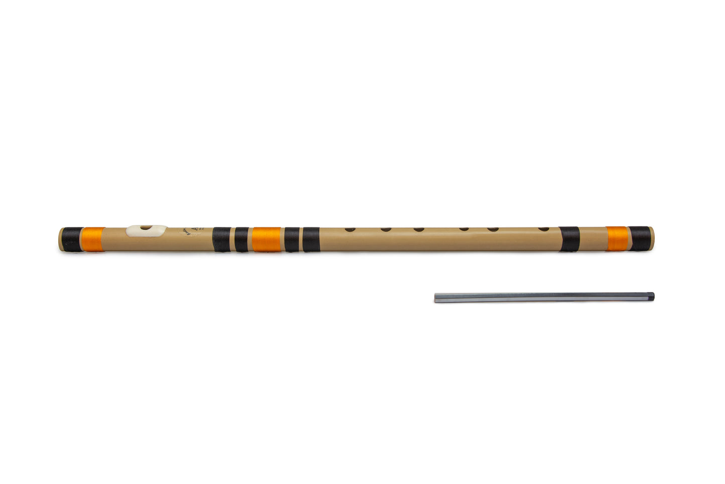 Radhe Flutes PVC Fiber A Natural Bansuri Base Octave 23"inches