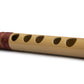 Radhe Flutes PVC Fiber B Natural Bansuri Middle Octave 11"inches