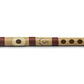 Radhe Flutes PVC Fiber C Natural Bansuri Higher Octave 10"inches