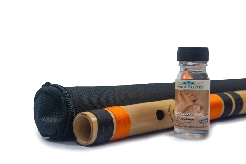 Professional quality bamboo G Natural base octave bansuri